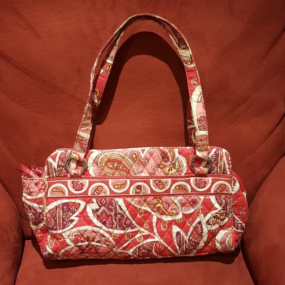 Vera Bradley red paisley purse - Picture 2 of 8